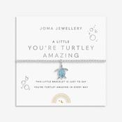 Joma Jewellery Kids You’re Turtley Amazing Bracelet, Silver image