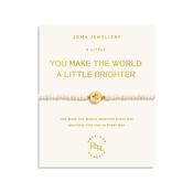 Joma Jewellery You Make the World a Little Brighter Bracelet, Gold image