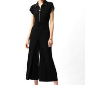 Joseph Ribkoff Culotte Leg Jumpsuit, Black image