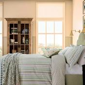 Joules Charleston Stripe Duvet Set, Green Multi