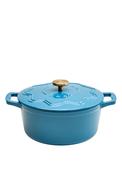 Judge Enamelled Cast Iron 4.5L Casserole Dish, Blue image