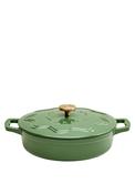 Judge Enamelled Cast Iron Shallow 3L Casserole Dish, Green image