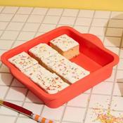 Judge Silicone Square Cake Tin, Red