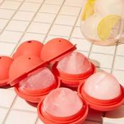Judge Silicone Round Ice Cube Mould, Red