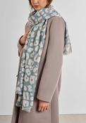 Katie Loxton Abstract Floral Printed Scarf, Grey image