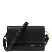 Katie Loxton Arden Braided Mini Shoulder Bag, Black