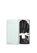 Katie Loxton Boxed Faux Leather Gloves, Black image
