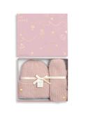 Katie Loxton Boxed Hat &amp; Mittens Set, Pink image