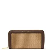 Katie Loxton Florence Large Wallet, Beige &amp; Chocolate