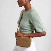 Katie Loxton Avery Quilted Suedette Small Crossbody Bag, Tan image