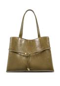 Katie Loxton Lori Patent Crackle Tote Bag, Olive Green image