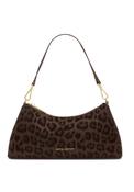 Katie Loxton Miley Leopard Print Small Shoulder Bag, Brown image