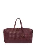 Katie Loxton Soho Hand Woven Weekend Bag, Burgundy image