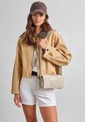 Katie Loxton Taya Suedette Crossbody Bag, Off White image