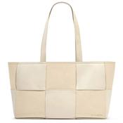 Katie Loxton Taya Woven Suedette Tote Bag, Off White image