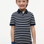 Tommy Hilfiger Boy Short Sleeve Stripe Polo, Navy image