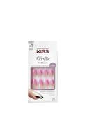 Kiss Salon Acrylic Squared French Nails, Pink image