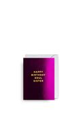 Lagom Design Happy Birthday Soul Sister Mini Greeting Card image