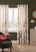 Laura Ashley Attleton Lined Eyelet 88x90” Curtains, Multi image
