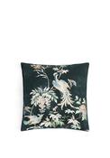 Laura Ashley Attleton Midnight Seaspray Cushion 58x58cm, Navy Blue image