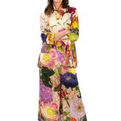 Powder Midnight Floral Luxury Printed Co-Ord, Cream Multi