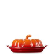 Le Creuset Stoneware Pumpkin Butter Dish, Volcanic Orange image