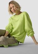 Le Comte Embroidered Logo Long Sleeve Sweatshirt, Lime Green
