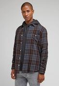 Lee Leesure Check Shirt, Dusty Navy image