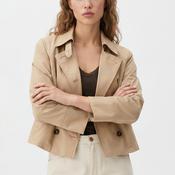 Le Comte Short Trench Coat, Beige image