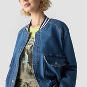 Le Comte Back Details Denim Jacket, Blue