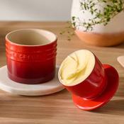 Le Creuset Stoneware Butter Crock, Cerise Red image
