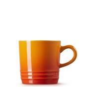 Le Creuset Stoneware 200ml Cappuccino Mug, Volcanic Orange image