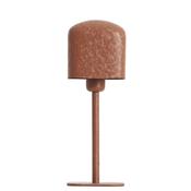 Light &amp; Living Elenie Square Table Lamp, Rustic Orange