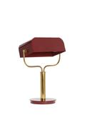 Light &amp; Living Ayer Shiny Table Lamp, Burgundy &amp; Gold image
