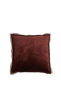Light &amp; Living Baxley Velvet 45x45cm Cushion, Dark Brown image