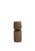 Light &amp; Living Bublini Tealight Holder, Dark Brown image