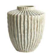Light &amp; Living Talea Ribbed Ceramic Decorative Vase, Green image