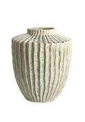 Light &amp; Living Talea Ribbed Ceramic Decorative Vase, Green image