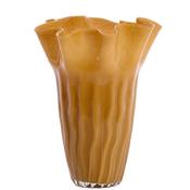 Light &amp; Living Kamay Glass Vase, Caramel