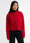 Barbour Woodhouse Cashmere Blend Cardigan, Red image
