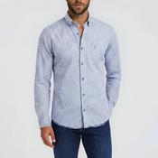 Andre Dodder Geo Pattern Shirt, Green &amp; Blue Multi