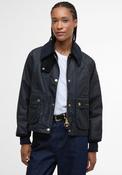 Barbour Short Beadnell Wax Jacket, Navy image