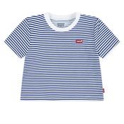 Levi’s Baby Girl Striped Short Sleeve Tee, Blue