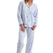 Marlon Floral Button Pyjama Set, Blue