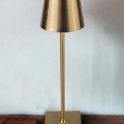 MacQuillan Home LED Rechargeable Touch Lamp, Gold image