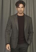 Magee 1866 Clady Donegal Tweed Herringbone Blazer, Grey image