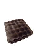 Malini Raffles Faux Fur Throw, Chocolate Brown