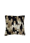 Malini Taormi Cotton Mix Cushions 45x45cm, Black image