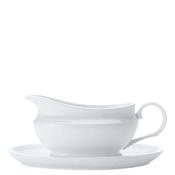 Maxwell Williams White Basics Gravy Jug &amp; Saucer
