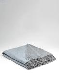 McNutt Of Donegal Collection Starlight Blue Throw, Grey &amp; Blue image